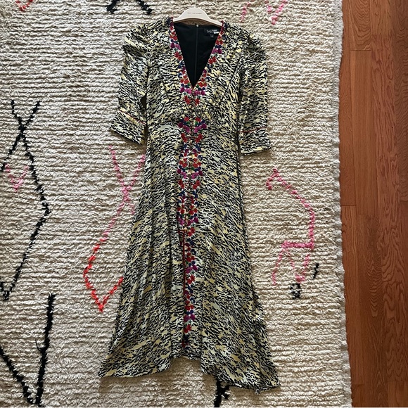 Saloni Silk Dress - Picture 3 of 4